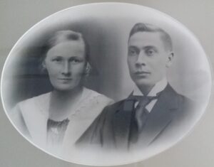 Viktor och Svea gifter sig 22 november 1920 Nederkalix kyrka